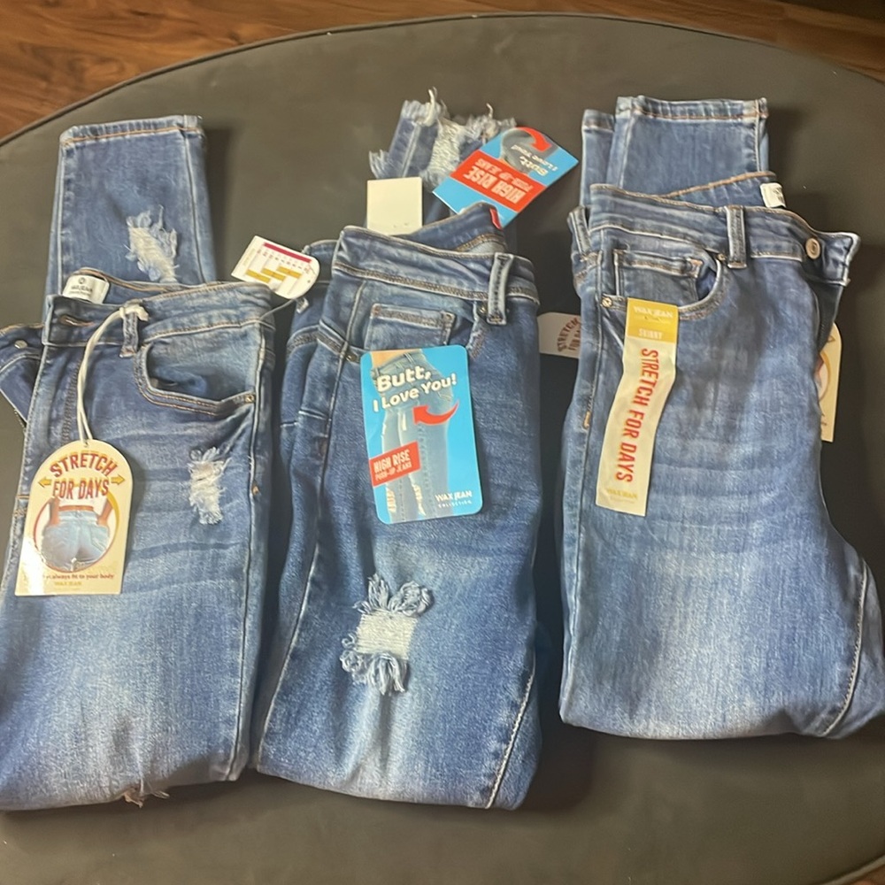 3 Pairs of Wax Jean Collection Jeans NWT